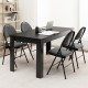 Padded folding office chairs with backrest in a modern setting, featuring ergonomic design and space-saving convenience.