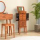Vintage jewelry storage cabinet with side doors for necklaces and delicate pendants, showcasing a practical and elegant.