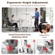 Height Adjustable Mobile Standing Desk with Rolling Wheels for Office and Home - Gallery View 6 of 10