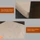 Close-up of waterproof cushion with removable cover from the 9 Pieces Rattan Dining Set, ideal for outdoor use.