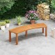 Curved acacia wood fire pit bench with slatted seat, designed for outdoor use in backyards or poolside, seats 2.