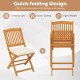 Outdoor folding chair set of 2 in beige with soft cushions, featuring a quick-folding design for easy storage and.