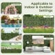 Artificial lily leaf privacy fence showcasing vibrant greenery, ideal for garden, balcony, or poolside decor.