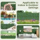 Artificial ivy privacy fence, 120 x 40 inches, with dense leaves for indoor and outdoor use, ideal for decoration and.