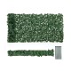 Artificial ivy privacy fence with simulated leaf texture, measuring 120 x 40 inches, perfect for versatile indoor and.