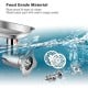 Stainless steel parts of the Heavy Duty 1.5HP Meat Grinder, showcasing FDA-approved material and easy cleaning features.