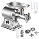 Heavy-duty 1.5HP commercial meat grinder with stainless-steel body, reverse mode, and high efficiency for restaurants.