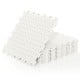 Hockey flooring tiles in white, made of UHMW-PE, ideal for training and easy assembly for indoor or outdoor use.
