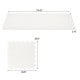 Hockey flooring tiles in white, 7.6 ft x 3 ft, made of UHMW-PE for training and practice on any flat surface.