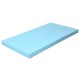 3-inch gel-infused cooling mattress topper in blue, designed for comfort and support, 75 x 39 inches for restful sleep.