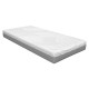 Gel memory foam mattress with convoluted design, 8 inches thick, ideal for adjustable beds, providing comfort and.