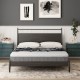 Full-size 8-inch memory foam mattress with jacquard fabric cover, designed for medium-firm comfort and breathability.