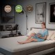 Full-size 8-inch memory foam mattress with jacquard fabric cover, designed for medium-firm support and comfort.