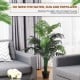 3.5 feet artificial Areca palm tree in a black pot, perfect for home or office decor without maintenance.