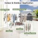 2-Tier foldable clothes drying rack with adjustable gullwing, ideal for drying towels, clothes, and cushions indoors or.