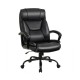 Massage executive office chair in black with 6 vibrating points, ergonomic support, and adjustable height for ultimate.
