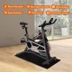 Durable 0.5" thick PVC equipment mat, 47 x 24 inches, designed for stationary bikes and gym use, reduces noise and.