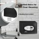 2-layer safe deposit box with digital keypad, made of durable steel, includes pre-drilled holes for wall or floor.