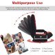360-degree swivel gaming floor chair in red with adjustable backrest, perfect for gaming, reading, or watching TV.