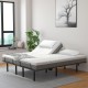 Set of 2 gel memory foam pillows with 3D cutting for cooling support, ideal for all sleeping positions.