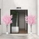 6.5 FT tall artificial cherry blossom tree with 900 pink flowers, showcasing a vibrant look for romantic indoor.
