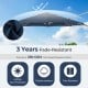 11 FT navy outdoor patio umbrella with 360° rotation, adjustable tilt, and UPF50+ sun protection for versatile shade.