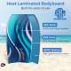 Lightweight bodyboard with XPE deck, EPS core, and HDPE bottom, designed for speed and control at the beach or pool.