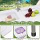 Fish cleaning table featuring two built-in sinks, 360° swivel faucet, and durable HDPE material for outdoor use.