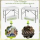 Fish cleaning table with two sinks and a 360° rotating faucet, ideal for outdoor cooking and fish preparation.