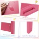 Close-up of the pink kids desk showing the easy-to-clean surface and handy drawer handle for convenient storage.