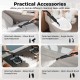 Portable steam cleaner with practical accessories for versatile cleaning tasks, featuring a 34 oz water tank and.