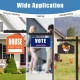 Black 6 feet UPVC real estate sign post with arm, ideal for displaying "House for Sale" signs in various settings.