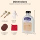 Wood wax oil kit with brushes, gloves, abrasive papers, and duster cloth for restoring and protecting teak furniture.