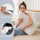Bamboo charcoal memory foam pillow with convenient zipper, ideal for pain relief and machine washable for easy care.