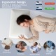 Bamboo charcoal memory foam pillow set designed for pain relief, featuring ergonomic support for all sleeping positions.