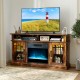 Electric Fireplace TV Stand for TVs Up to 55 Inches - Gallery View 5 of 10