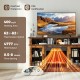 Electric fireplace of the rustic brown TV stand, offering 4777 BTU heat output and adjustable flame brightness for cozy.