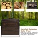 Brown baby changing table with three drawers, crafted from solid wood for durability and convenience in nursery care.