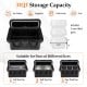 31QT insulated food pan container in black with three one-third pans, designed for versatile food storage and.