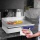 Stainless steel 22-inch electric griddle with adjustable temperature, ideal for cooking pancakes and Teppanyaki in.