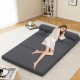 Adjustable floor sofa bed in dark gray velvet, featuring a 6-position backrest and two pillows for ultimate comfort.