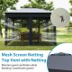 11 X 11 FT Pop Up Gazebo with Mesh Netting and Double Roof - Gallery View 11 of 11