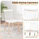 Windsor dining chair with spindle backrest and curved seat, made of sturdy beech wood, perfect for kitchen or dining.