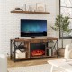 Electric fireplace insert with adjustable flame color, 5000 BTU, perfect for heating up to 400 sq.ft in any room.