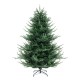 6 FT pre-lit artificial Christmas tree with a natural look, featuring 778 branch tips and a sturdy metal base for.