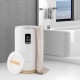 20L hot towel warmer bucket in white with a soft towel draped over, ideal for warm towels in the bathroom.