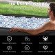 XL 129 Gal oval ice bath tub for athletes, featuring 7-layer insulation and robust structure for cold therapy.