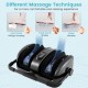 Foot and calf massager in gray with heat, featuring shiatsu and compression for pain relief and improved circulation.