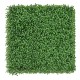 Artificial boxwood wall panel featuring dense leaves and 4 stems, ideal for indoor and outdoor decoration.
