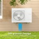 Mini split wall mounting bracket with off-ground design for optimal airflow, fitting 6000-12000 BTU ductless AC units.
